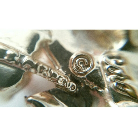 Vintage Coro pink enamel leaf bracelet - Picture 4 of 8